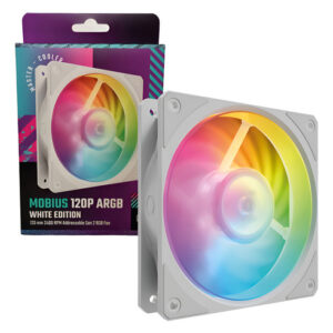 FAN COOLER MASTER P/GAB MOBIUS 120P ARGB WHITE