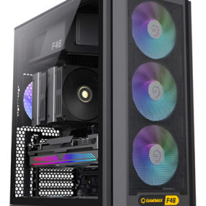GAB GAMEMAX F46 BK 4*FAN ARGB ATX