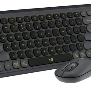 TEC+MOUSE LOGITECH POP ICON W BLACK WIRELESS